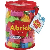 Abrick Bouwblokken Kleur, 50dlg.