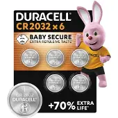 Duracell Specialty CR2032 lithium knoopcelbatterijen 3V 6 stuks