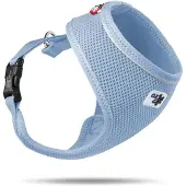 Curli Basic voerbak, Air-Mesh, kleur: hemelsblauw, maat: M / gewicht: 6-9 kg