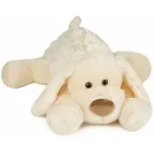 Histoire D'ours Knuffelhond Cookie - - 50 cm - Wit - Pluche speelgoed