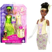 Mattel Tiana 2-in-1 Stories Fashion Doll, Modepop, Vrouw, 3 jaar, Meisjes, 292 mm, 40 g