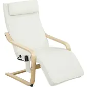 HOMCOM -Accentstoel-67x95x101cm-Linnen-Wit