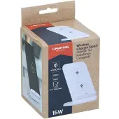 Grundig Draadloze Oplader Stand - 15W Snelladen - Qi-Technologie