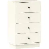 HOMCOM Ladekast - Spaanplaat - 47x29x75cm - Crème