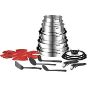 Tefal Emotion On 22-delige pannenset roestvrij staal