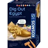 Selecta Play Dig Out Pharaoh's Treasure - Opgravingsset - Graaf de Schat van de Farao Op - Inclusief Sarcofaag, Canopen, Edelstenen en Hiërogliefenpuzzel - STEM Speelgoed - Vanaf 7 Jaar