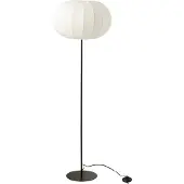 J-Line Floor lamp lantern metal/textile white small