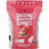 Steelfit - Creatine Monohydraat Gummies Sappige Watermeloen, 120 gummies