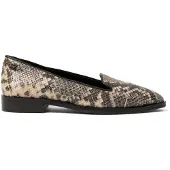 Lazamani Loafers Dames Wit Leer | Maat 40
