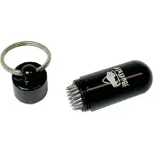 Buffalo tip prikker sleutelhanger zwart