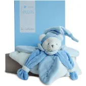 Doudou et Compagnie Doudou Collector blauwe beer 24 cm -