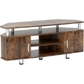 HOMCOM TV-meubel - Spaanplaat - 120x39,5x52cm - Bruin