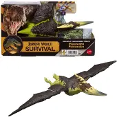 Mattel Dinosaur Pteranodon Figure Grijs Kinderen
