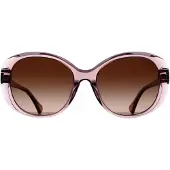 Ralph Lauren RA5335U 611813 glanzend transparant violet gradiënt bruin zonnebril