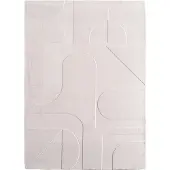 Muratap Japandi vloerkleed hoogpolig scandinavisch design 3d-effect -