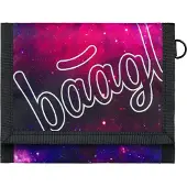 Baagl Portemonnee voor jongens en meisjes, kinderportemonnee, klein portemonneetje voor tieners, geldtasje voor kinderen (Galaxy)