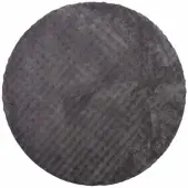 vidaXL Vloerkleden Rond SIROLO Antraciet Ø 120 CM Polyester