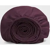 Yumeko Kinderhoeslaken Gewassen Percal Katoen 70x150 Paars - Eco, Bio & Fairtrade