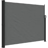 vidaXL Windscherm uittrekbaar 160x600 cm antraciet