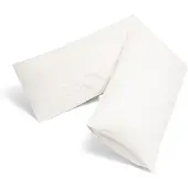 Yumeko Kussensloop Gewassen Percal Katoen 35x160 Wit - Eco, Bio & Fairtrade