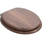 vidaXL Zacht-sluit toiletzitting Bruin 44 x 38 cm MDF bord