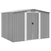 vidaXL Tuinberging 257x205x178 cm metaal grijs