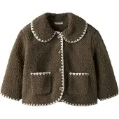 Lil´ Atelier Tussenjas bruin / wit
