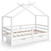 VitaliSpa Luni Huisbed – 160 x 80 cm met opbergdozen Wit