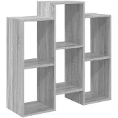 vidaXL Dressoir Sonoma-grijs, 90 x 30 x 90 cm