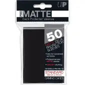 Ultra pro Sleeves Pro-Matte - Standaard Zwart (66x91 mm)