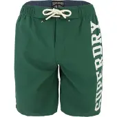 Superdry Zwemshorts spar / wit