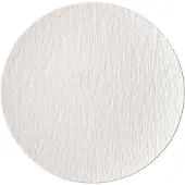 Villeroy & Boch Manufacture Rock coupe bord Ø25 cm Wit