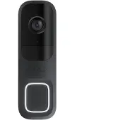 Ajax Deurbelcamera: Deurbel/intercom met geïntegreerde AI, PIR-sensor en app-bediening, grafiet (HAN 66392)