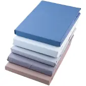 Van Laecken SwissSleep katoen hoeslaken - Web only-180 x 200-Middengrijs VL