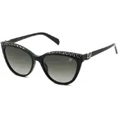 Blumarine Zonnebril - - SBM900S - Vlinder montuur - Glanzend zwart - Acetaat (56-17-140)