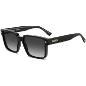 Dsquared2 D2 0202/G/S Black 58/16/145 MAN Zonnebrillen