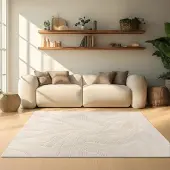 TT Home Woonkamertapijt eetkamer kortpolig Japandi Scandinavisch Boho Abstract Uni 3D