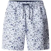 Hackett London Zwemshorts 'Island' enziaan / wit