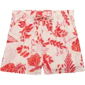 Superdry Broek crème / donkeroranje / knalrood