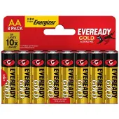 Energizer Eveready Gold Batterijen AA (LR6) Alkaline 8 stuks