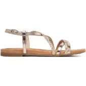 Tamaris Sandalen met riem champagne