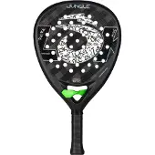 Lok Jungle 2025 Padelracket, zwart, 360-375 gram. Kleur: zwart, gewicht: 360-375 gram