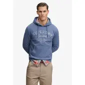 Superdry Sweatshirt 'Lo-Fi Dockside' blauw / greige