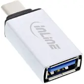 InLine USB-C naar USB-A adapter - USB3.1 Gen 2 - tot 3A / aluminium