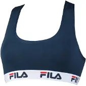 FILA - Woman Bra Elastic Band - Racerback Top - XS - Blauw