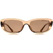 Michael Kors MK2210U Asheville 3999/O bruin spiegel transparant bruin zonnebril