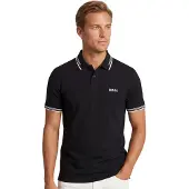 BOSS Shirt 'Paul' zwart / wit
