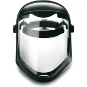 Honeywell Bionic 1011624 Gezichtsscherm Zwart, Transparant EN 166, EN 169, EN 170 DIN 166, DIN 169, DIN 170