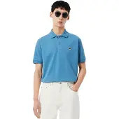 Lacoste Blauwe poloshirt pique classic fit