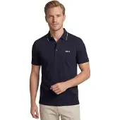 HUGO BOSS Shirt 'Paule 4' nachtblauw / wit
